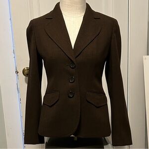LOFT Chocolate Brown Women's Suit Jacket
